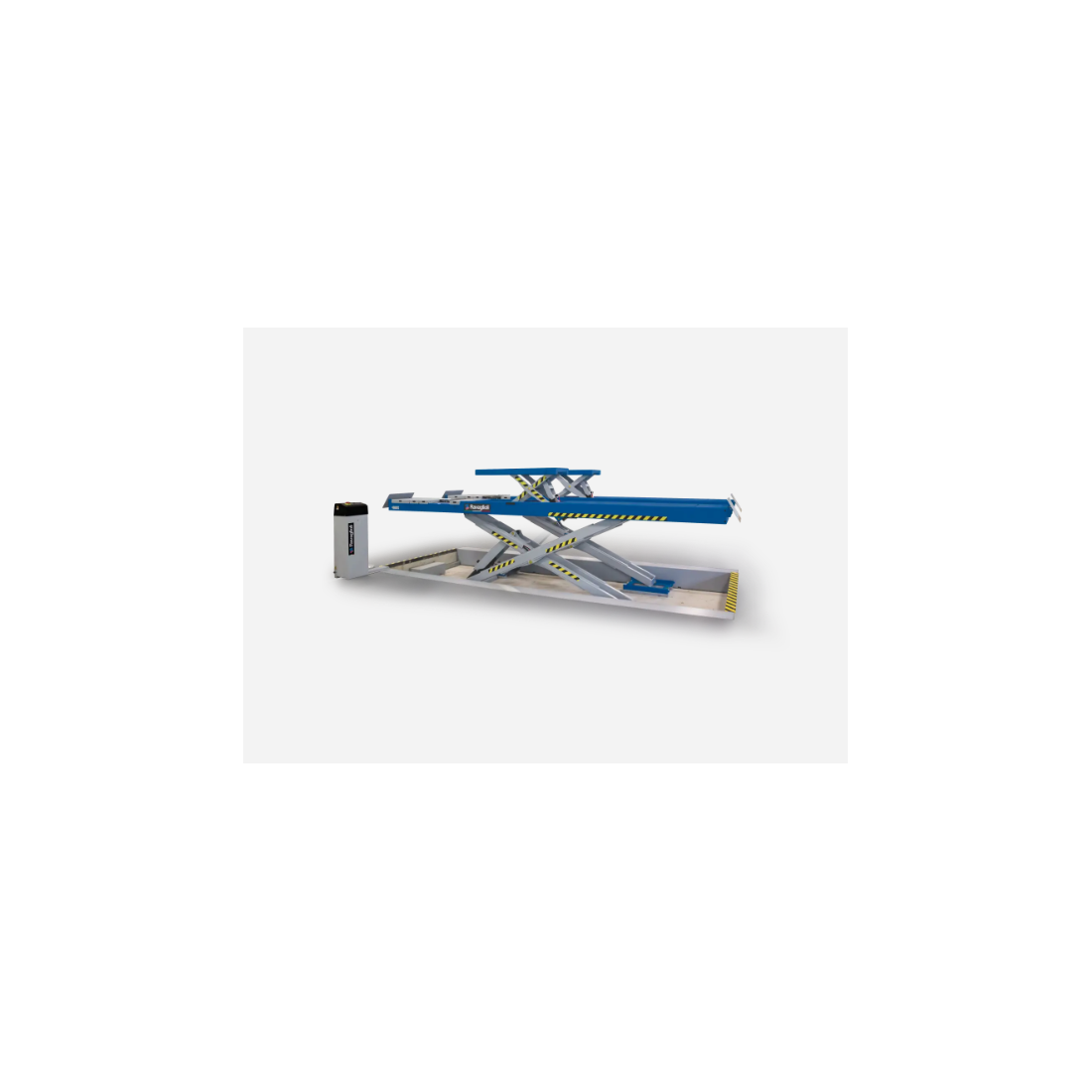 Electro-hydraulic scissor lift with axle lift, suitable for wheel alignment, 4.2T RAV640N.2.42ISI, RAV.640N2.193216, RAVAGLIOLI