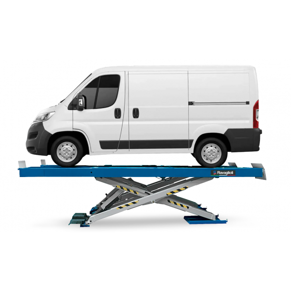 Electro-hydraulic scissor lift 5T with 5,5m platforms RAV650N.1.55I, RAV.650N1.193728, RAVAGLIOLI