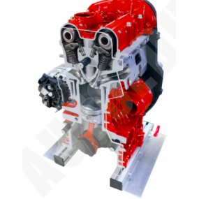 Hibridinio automobilio benzininio DOHC variklio ½ modelio pjūvis (IVDB01)