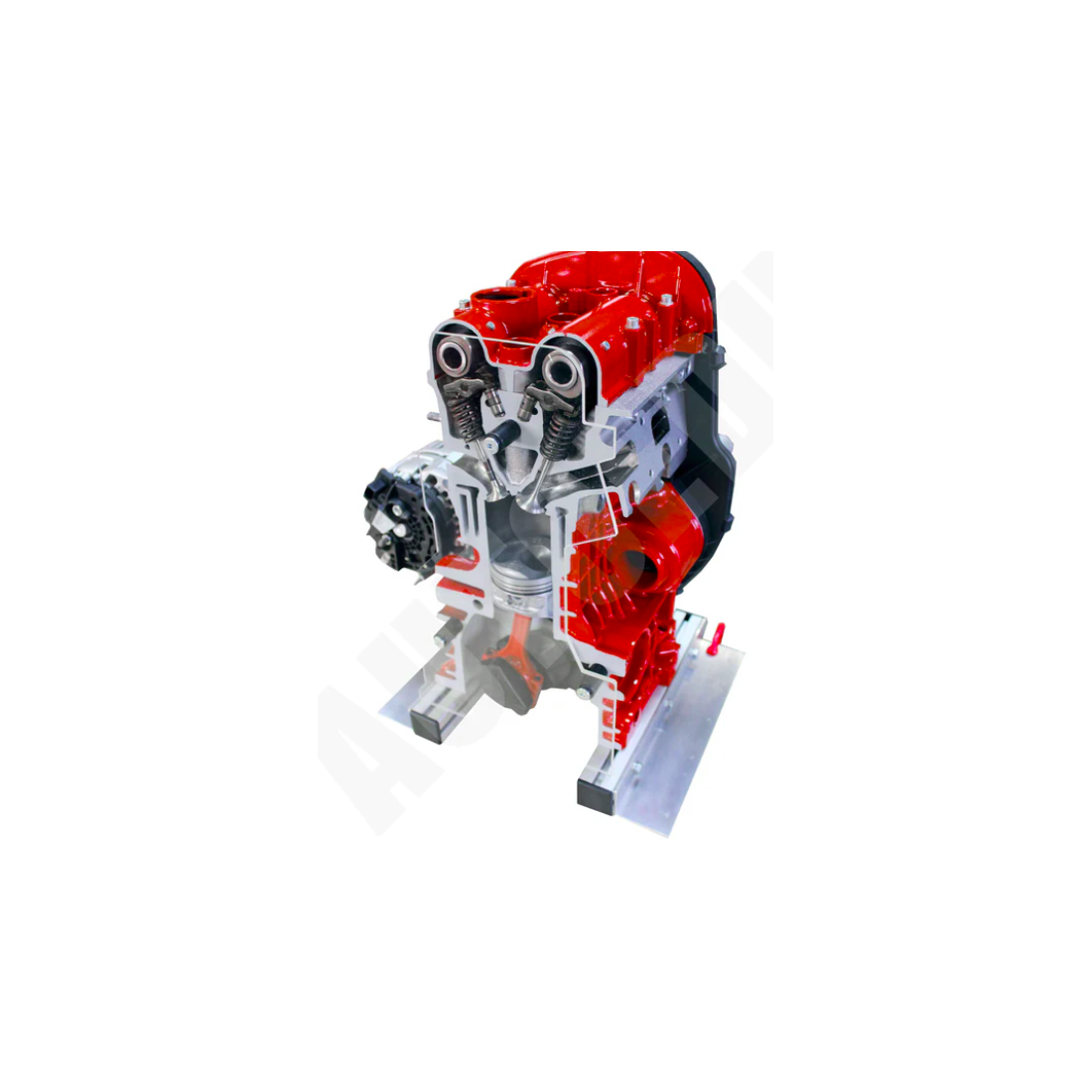 Hibridinio automobilio benzininio DOHC variklio ½ modelio pjūvis (IVDB01)
