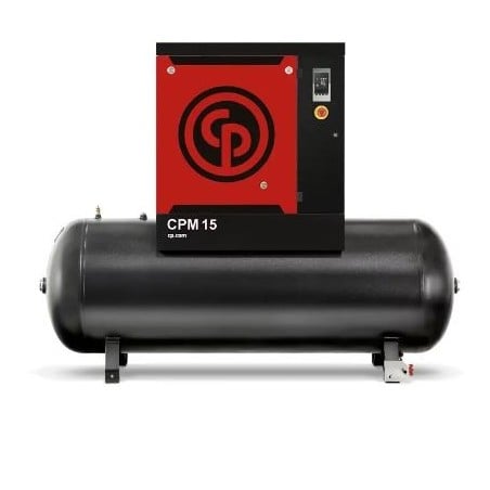 Sraigtinis kintamo greičio oro kompresorius su 200l rinktuvu CPM 5,5 VS 10 400/50 200 CE, CHICAGO PNEUMATIC (4152060518, CHICAGO