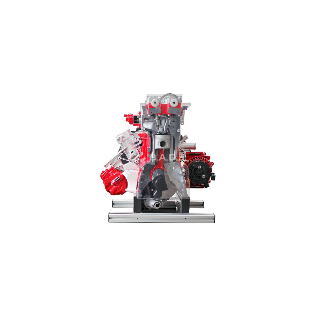 Diesel DOHC Common Rail engine ½ cutaway model (IVDD01-CR02)
