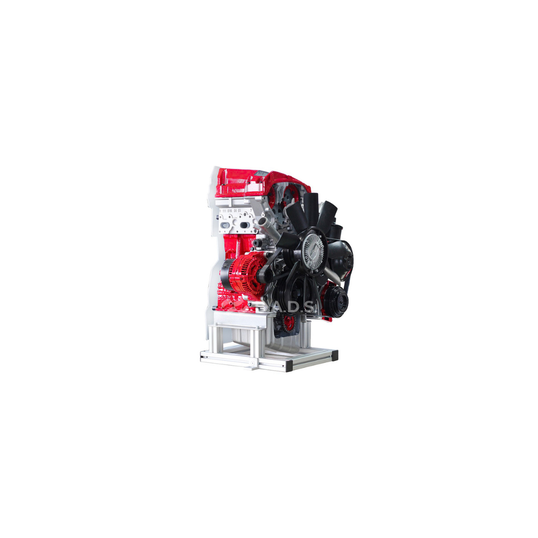 Benzininio DOHC MPI variklio ½ pjūvio mokymo stendas (IVDB02)