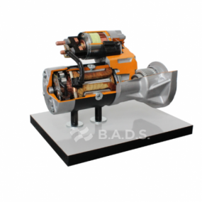 Starter motor with...