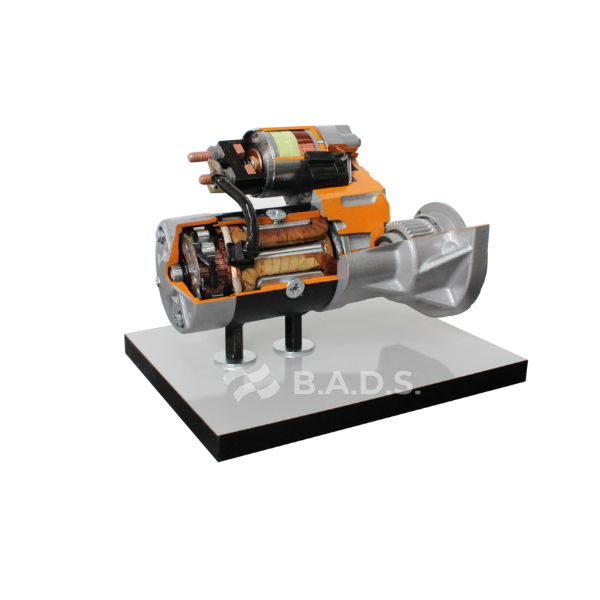 Starter motor with reduction gears cutaway Educational Trainer (AE410071M)
