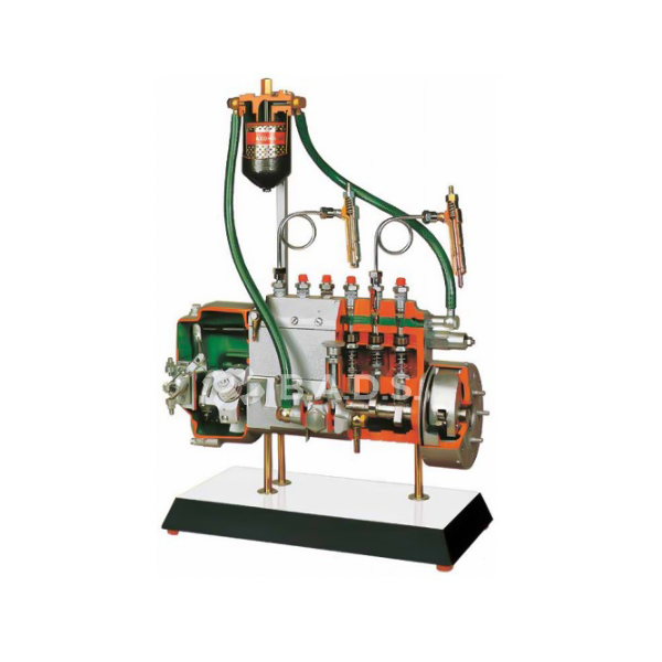 INJECTION PUMP WITH 6 IN-LINE CYLINDERS cutaway Educational Trainer (AE410200M)