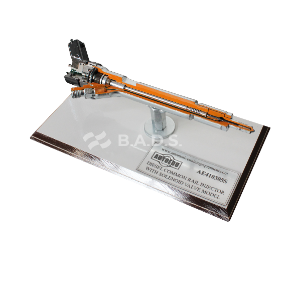 Diesel Common Rail injector with solenoid valve cutaway Educational Trainer (AE410305S)