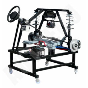Electric power-assisted steering (EPS) system with suspension educational trainer AE410778E