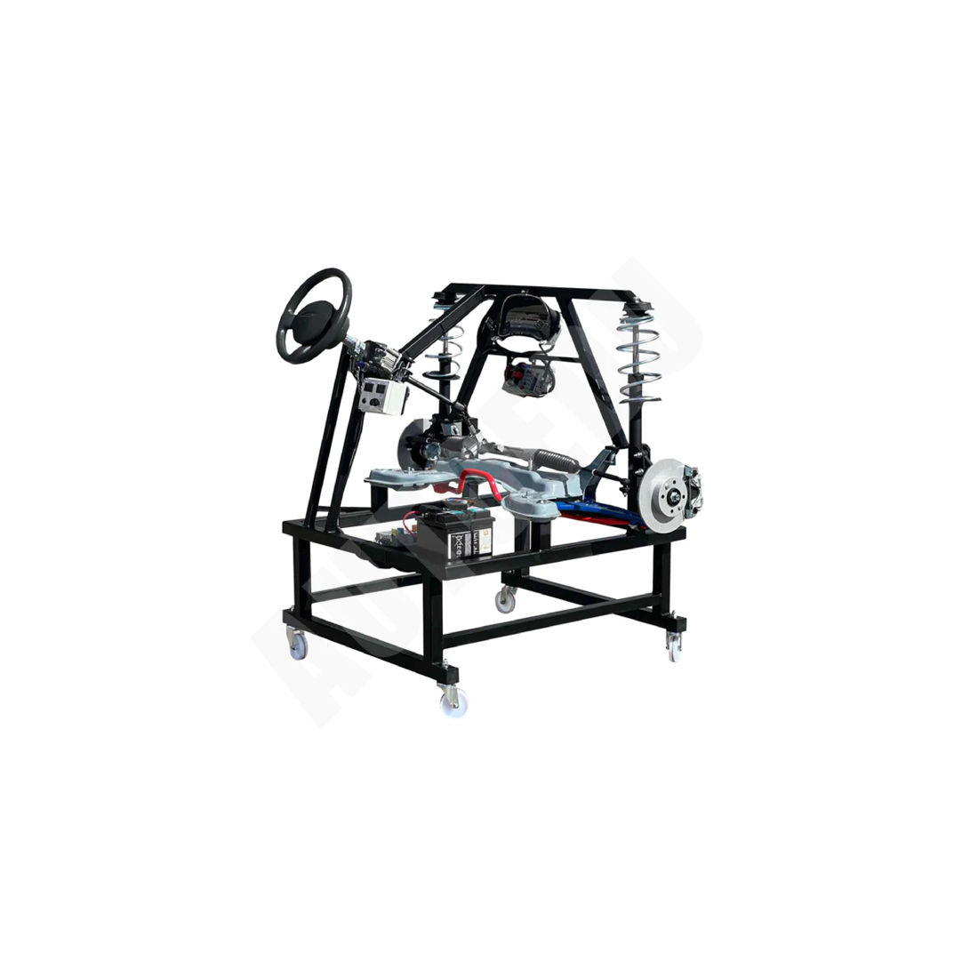 Priekinės važiuoklės su elektriniu vairo stiprintuvu mokomasis stendas (AE410778E)