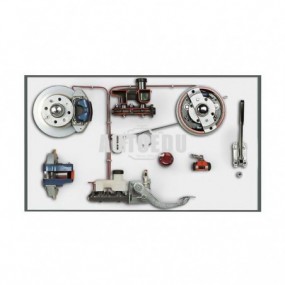 Hydraulic Dual Circuit Brake with Servo Brake training unit (AE412050M)
