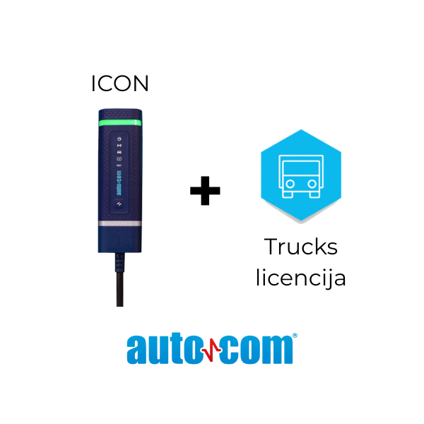 Sunkvežimių diagnostikos komplektas ICON + TRUCKS licencija
