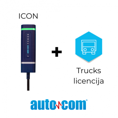 Sunkvežimių diagnostikos komplektas ICON + TRUCKS licencija
