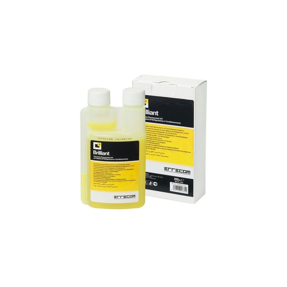 UV dažai nuotekiams aptikti BRILLIANT, 250ML, ERRECOM (TR1003.01.S1, ERRECOM)
