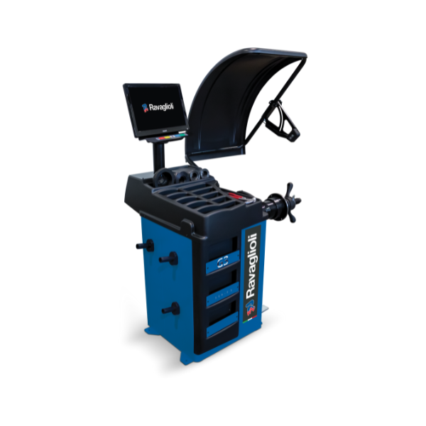 GP3.150S – automatinis ratų balansavimo stendas su mikroprocesoriumi, RAV.G3150.201485, RAVAGLIOLI