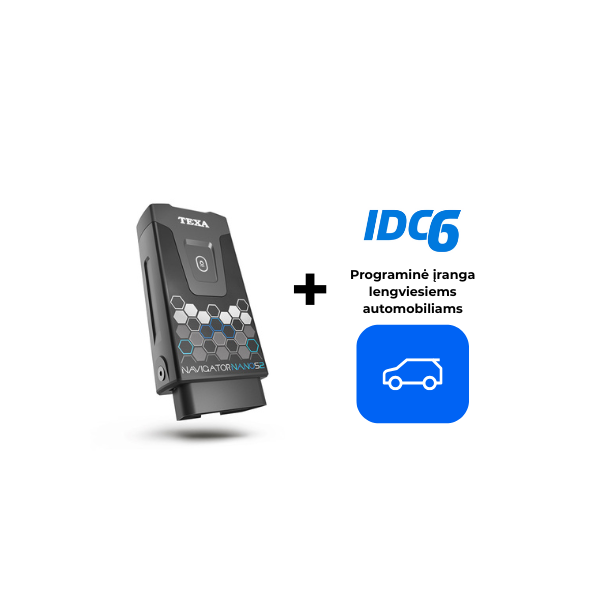 Diagnostikos komplektas Nano S2 + IDC6 lengviesiems automobiliams