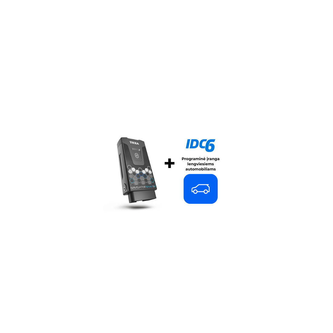 Diagnostikos komplektas Nano S2 + IDC6 lengviesiems automobiliams