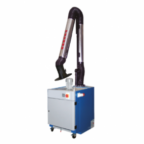 Mobile industrial filtration unit with 4-meter suction arm, Ø 200, Filcar MASTERJET-DF2-1BR 4m