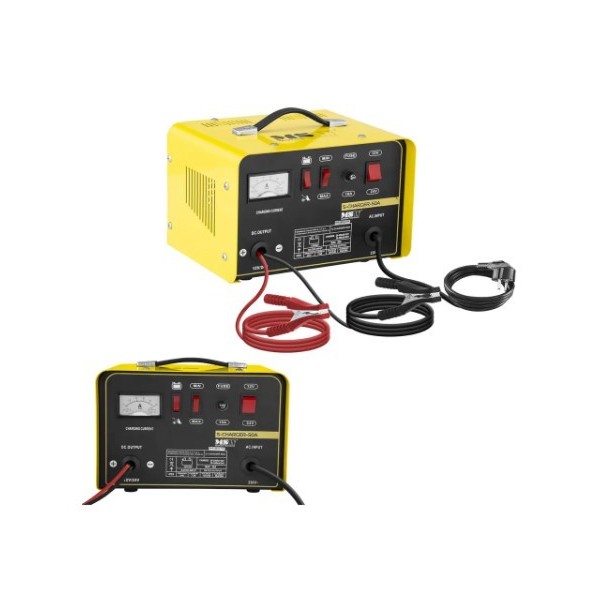 Heavy Duty Battery Charger - Jump Starter - 12/24 V - 20/30A