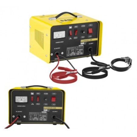 Heavy Duty Battery Charger - Jump Starter - 12/24 V - 20/30A