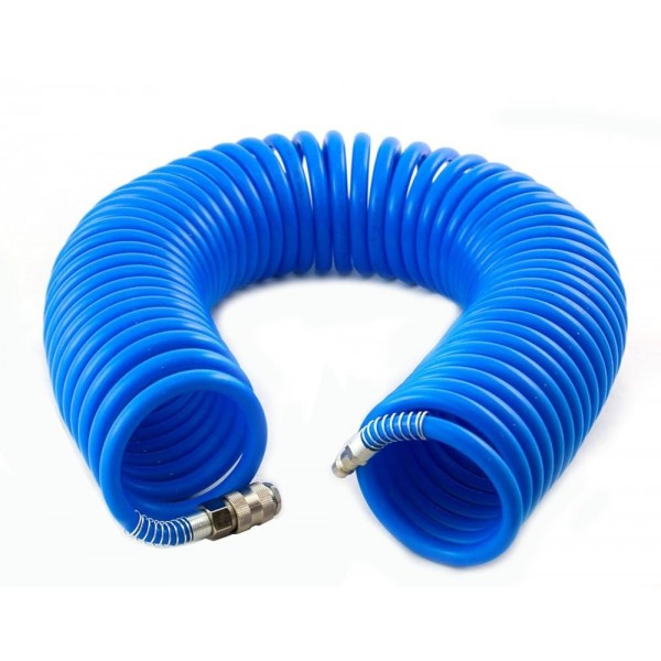 [WS-15] Spiral hose with connectors 12x8mm 15m