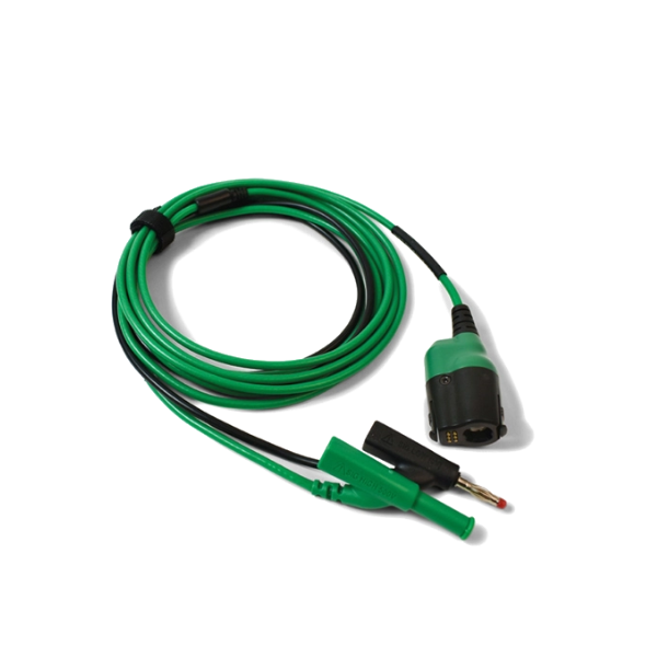 PicoBNC+ test lead with 4 mm permanent ground, 3 m, green, TA406, Pico Technology