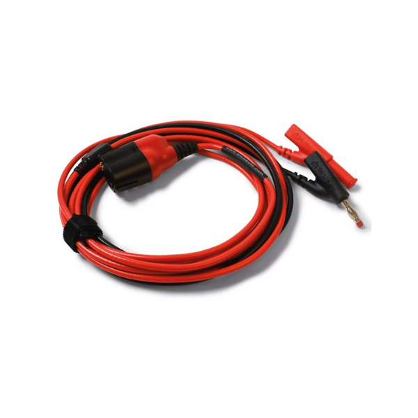 PicoBNC+ Premium test lead with 4 mm permanent ground, 5 m, red, TA476, Pico Technology