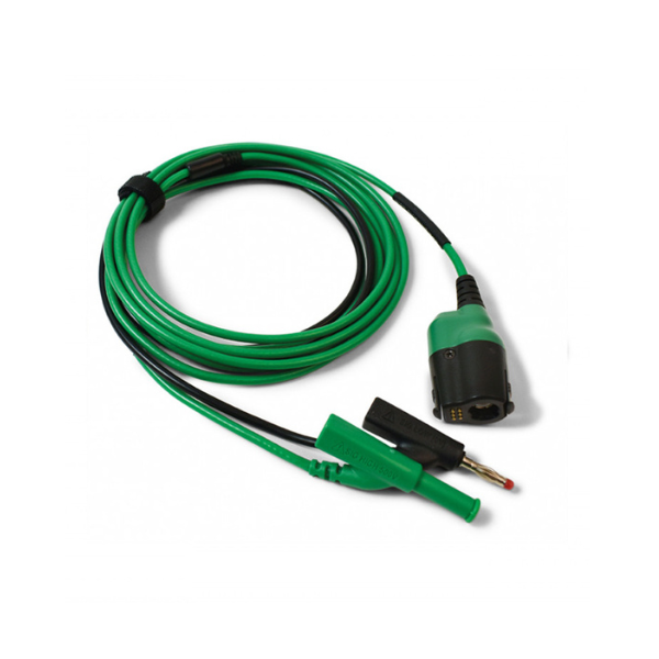 PicoBNC+ Premium test lead with 4 mm permanent ground, 5 m, green, TA477, Pico Technology