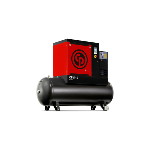Sraigtinis inverterinis oro kompresorius su 200 l oro rinktuvu CPM 7.5 VS 10, Chicago Pneumatic (4152060524, CHICAGO PNEUMATIC)