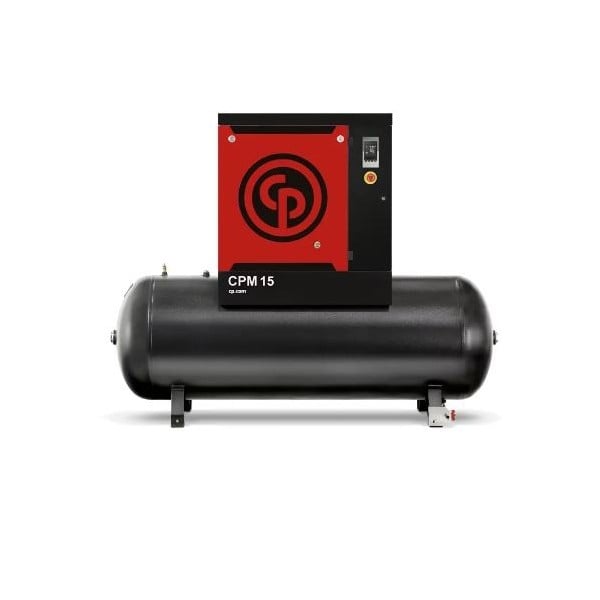 Sraigtinis oro kompresorius su 270l rinktuvu  CPM 4 10 400/50K 270 E CE 4152054391, CHICAGO PNEUMATIC