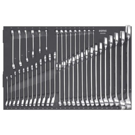 Raktų rinkinys į vežimėlius, 42vnt., SONIC EQUIPMENT (604208, SONIC)