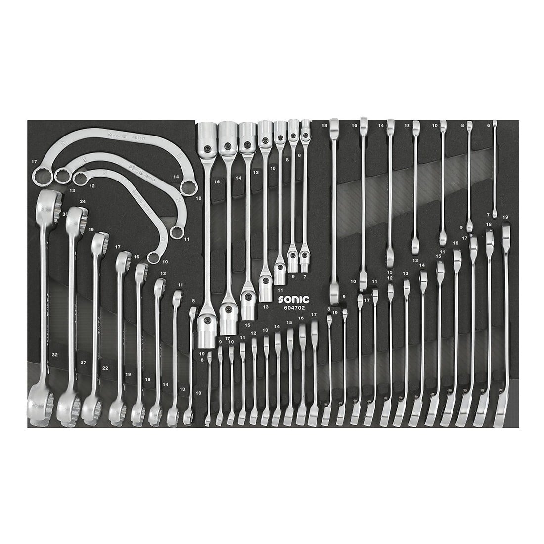 Veržliarakčių komplektas vežimėliams, 47vnt., SONIC EQUIPMENT (604702, SONIC)
