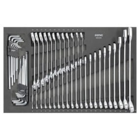 Wrench set for motorcycle SFS 53 pcs., 605304, SONIC EQUIPMENT