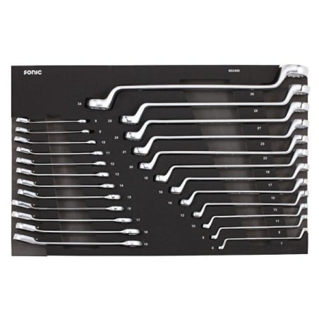 Įrankių komplektas į vežimėlį (24vnt), Sonic Equipment (602406, SONIC)