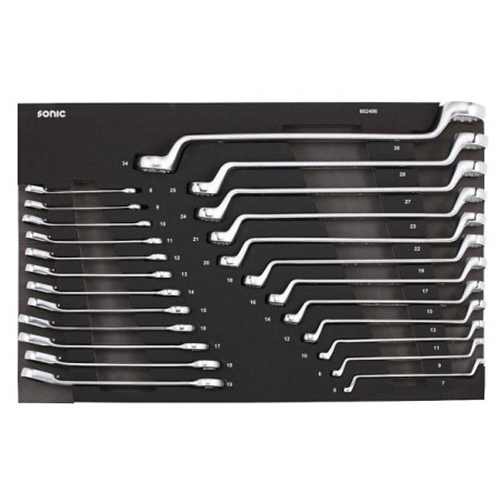 Įrankių komplektas į vežimėlį (24vnt), Sonic Equipment, 602406