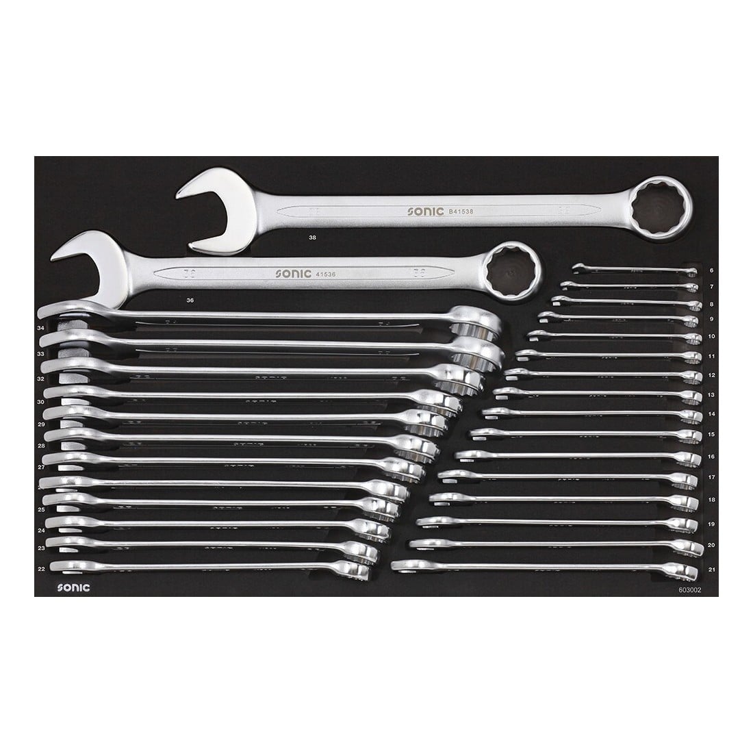 Wrench set SFS-M 30-pcs. Sonic equipment (603002, SONIC)