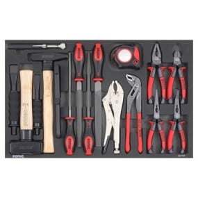 Pliers, chisel and hammer set SFS-M 17-pcs., SONIC EQUIPMENT (601707, SONIC)