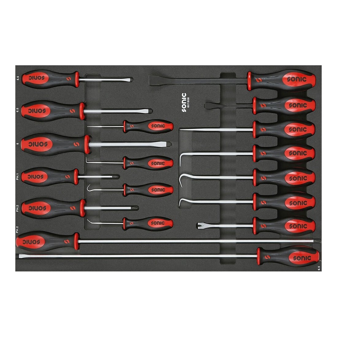 Įrankių komplektas vežimėliams, 18 vnt., SONIC EQUIPMENT (601808, SONIC)