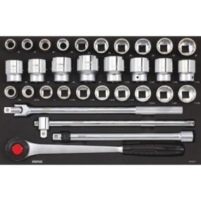 Įrankių komplektas vežimėliams, 32vnt., 403201, SONIC EQUIPMENT