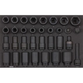 Smūginių galvučių komplektas vežimėliams, 33vnt., 403301, SONIC EQUIPMENT