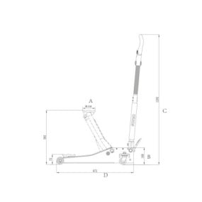 Domkratas, 3 T, SONIC EQUIPMENT (48034, SONIC)