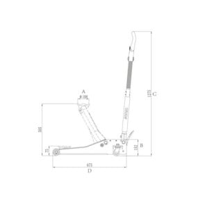 Domkratas, 2T, SONIC EQUIPMENT (48033, SONIC)