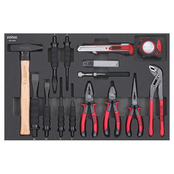 Įrankių komplektas į vežimėlius (14vnt) SONIC EQUIPMENT (601404, SONIC)