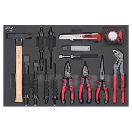 Įrankių komplektas į vežimėlius (14vnt) SONIC EQUIPMENT (601404, SONIC)