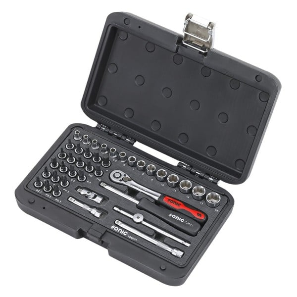 Galvučių 1/4 komplektas lagamine 40 vnt SONIC EQUIPMENT (104001, SONIC)