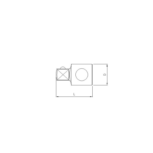 Adapteris sukimo rankenai 1/2 į 3/8