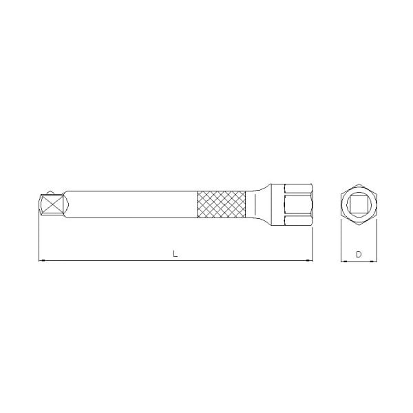 Prailgintojas 1/4 150mm, Sonic Equipment (7141150, SONIC)