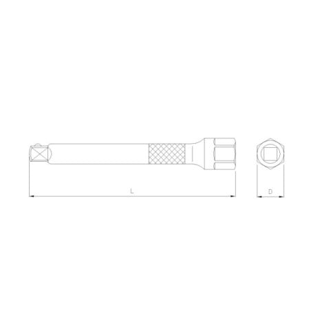 Prailgintojas 1/2 125mm, , Sonic Equipment (7143125, SONIC)