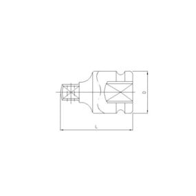 Sonic smūginis adapteris 3/4" į 1" (73645, SONIC)