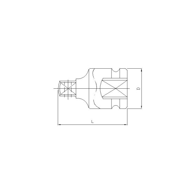 Smūginis perėjimas 3/4 į 1", Sonic Equipment (73645, SONIC)