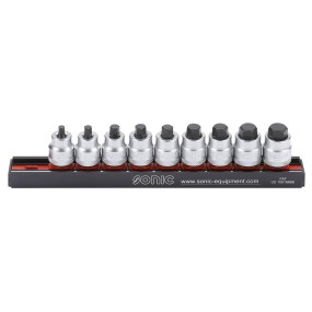 Sonic 3/8" Drive Hex Socket Set 10pcs (200907, SONIC)